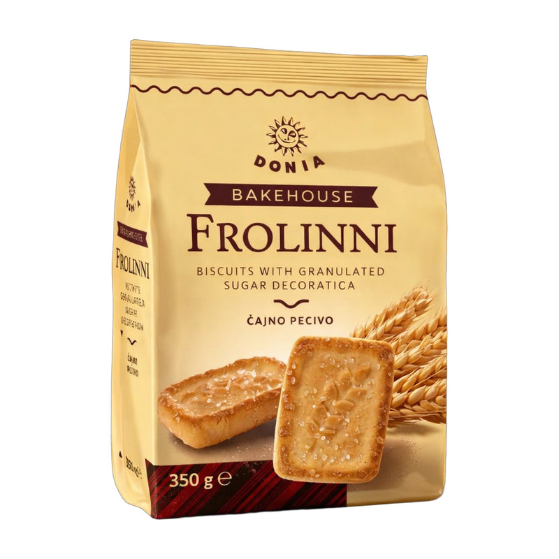Donia Bakehouse Frollini Sugar-Topped Biscuits 350 g | Hamilton Euromarket
