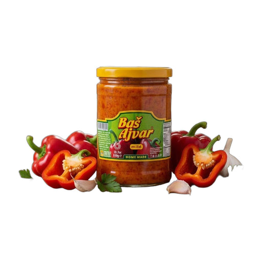 Bas Ajvar Mild Roasted Pepper & Eggplant Spread 530 g | Hamilton Euromarket