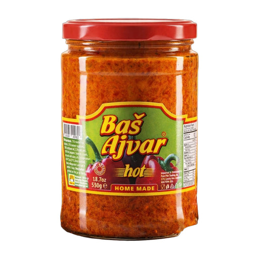 Bas Ajvar Hot Roasted Red Pepper & Eggplant Spread 530 g | Hamilton Euromarket