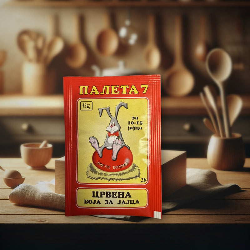 Paleta 7 Red Egg Color 6g — authentic baking from North Macedonia | Hamilton Euromarket