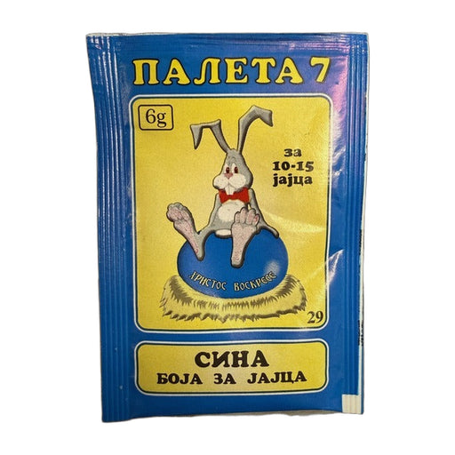 Paleta 7 Blue Egg Dye For 10-15 Eggs 7 g | Hamilton Euromarket