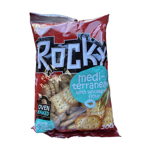 Rocky Mediterranean Crackers Wholegrain 200g | Hamilton Euromarket