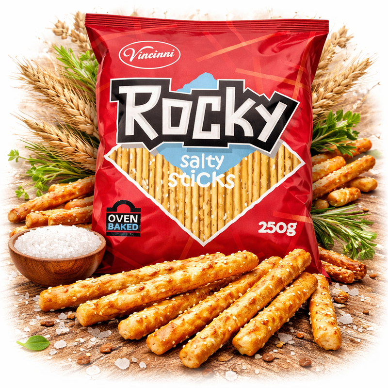 Vincinni Rocky Salted Sticks 250 g