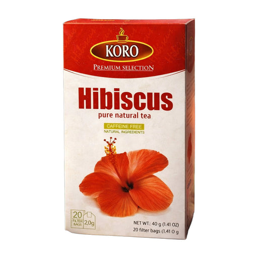 Koro Hibiscus Herbal Tea 40 g | Hamilton Euromarket