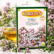 Koro Wild Thyme Tea Bags 30 g — authentic beverage from Germany | Hamilton Euromarket