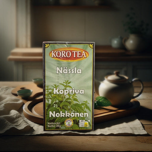 Koro Tea Nettle Herbal Tea 30g — authentic beverage from North Macedonia | Hamilton Euromarket