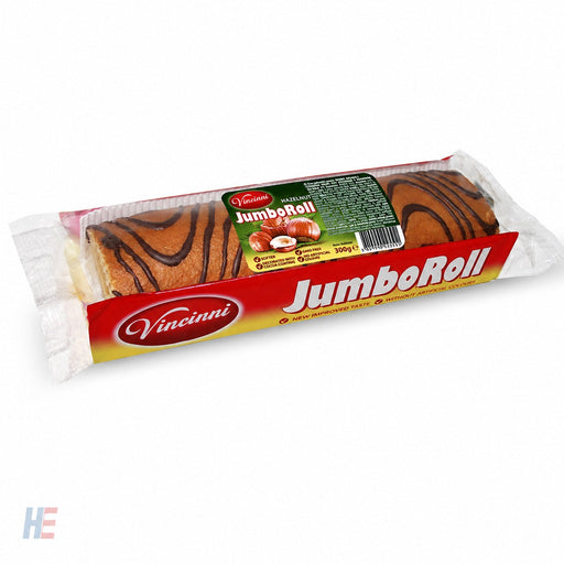 Vincinni Jumbo Roll Hazelnut Cake, Macedonian Pastry 300g (10.6oz)