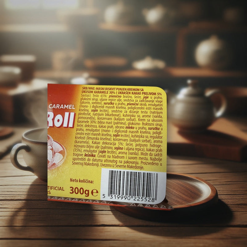 Jumboroll Vincinni Rulada Caramel 300g — authentic snack from United States | Hamilton Euromarket