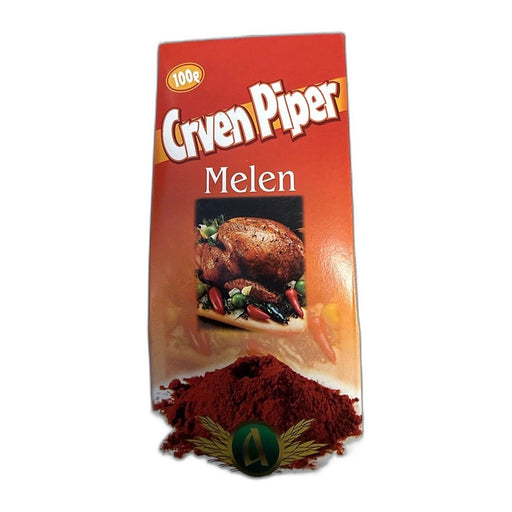 Alpojo Red Pepper, Macedonian Ground Spice 100g (3.5oz) | HE gallery 5319990421173 #2