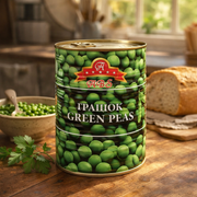 Aneta Green Peas 840 g Can — authentic pantry from North Macedonia | Hamilton Euromarket