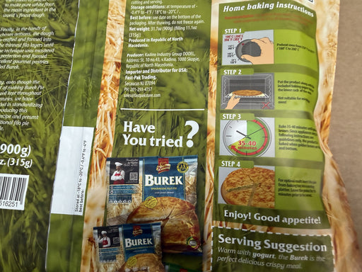 Kadlino Burek with Leek & Fresh Cheese 900g (31.7oz)