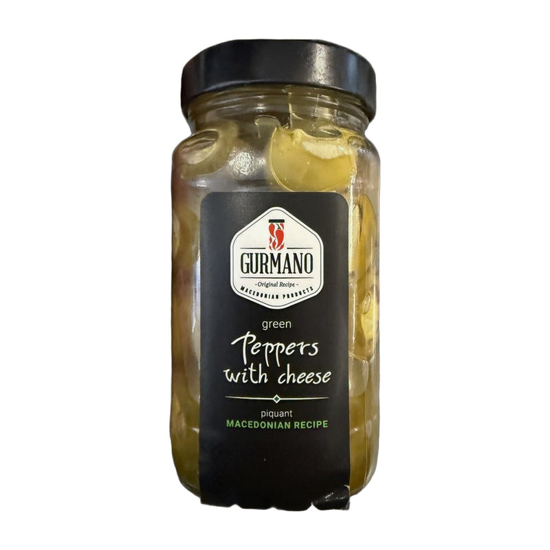 Gurmano Green Peppers With Cheese Piquant Macedonian Recipe 370 g | Hamilton Euromarket