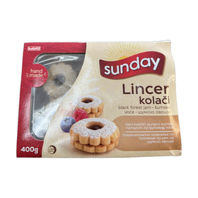 Sunday Lincer Kolaci Black Forest Jam, Macedonian Fruit Spread 400g (14.1oz)