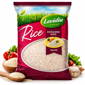 Levidia Baldo Rice, Greek Kocanski Medium Grain 1kg (2.2lb)