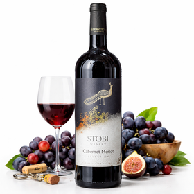 Stobi Winery Cabernet Merlot Selection, Macedonian Wine 750ml (25.4fl oz)