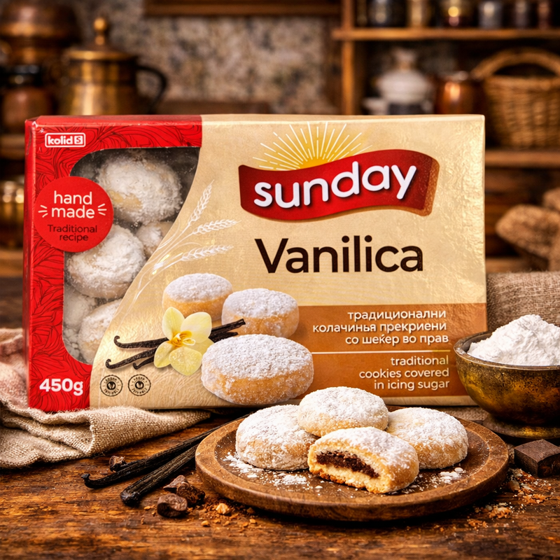 Sunday Vanilica Traditional Cookies 450 g