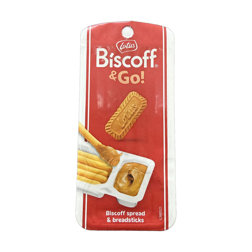 Lotus Biscoff &amp; Go Biscoff Spread &amp; Breadsticks 45 g | Hamilton Euromarket