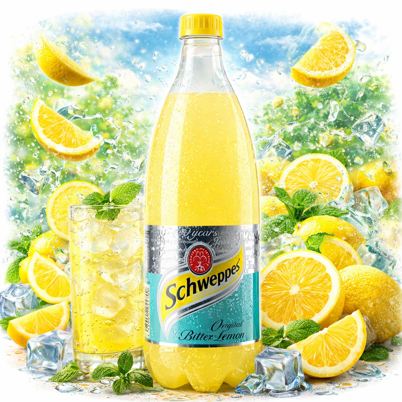 Schweppes Bitter Lemon Soda 1.5 L
