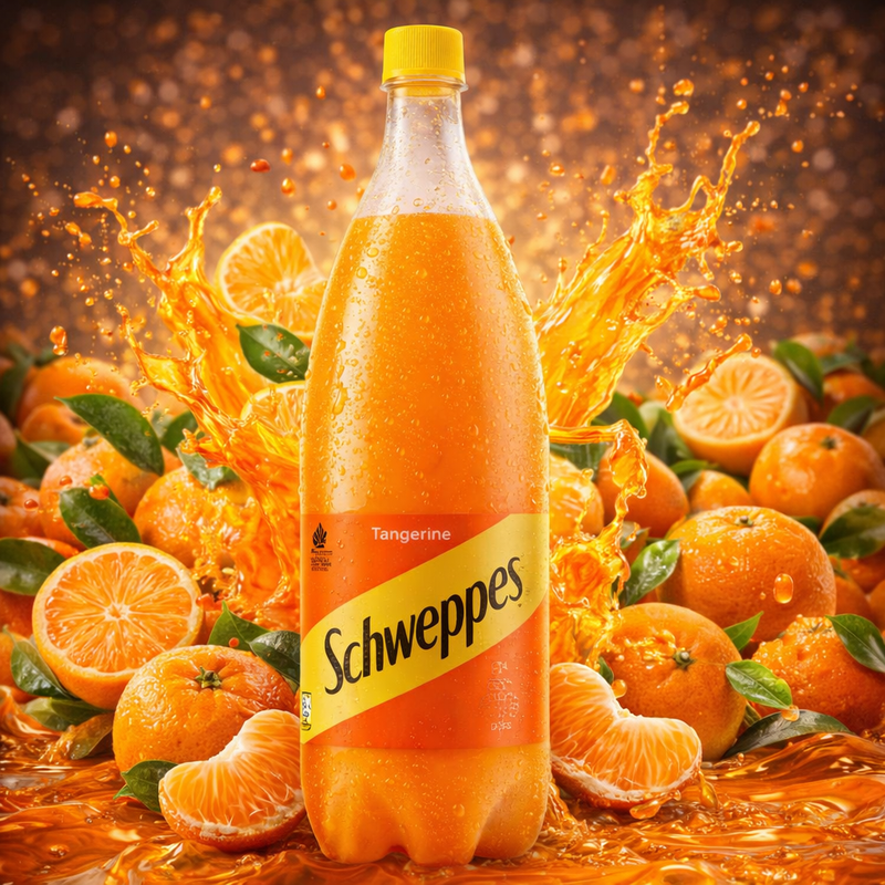 Schweppes Tangerine Soft Drink 1 L