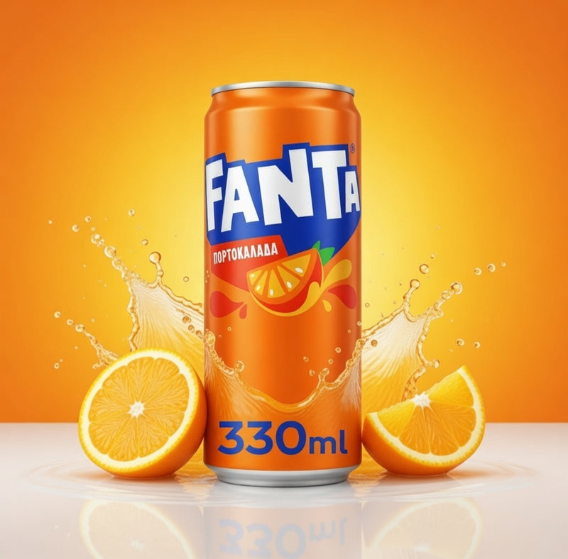 Fanta Orange Soda 330 ml