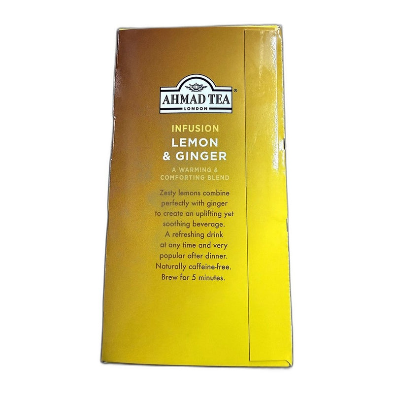 Ahmad Tea Lemon & Ginger Infusion 40g (1.4oz) | HE gallery 54881000208 #2