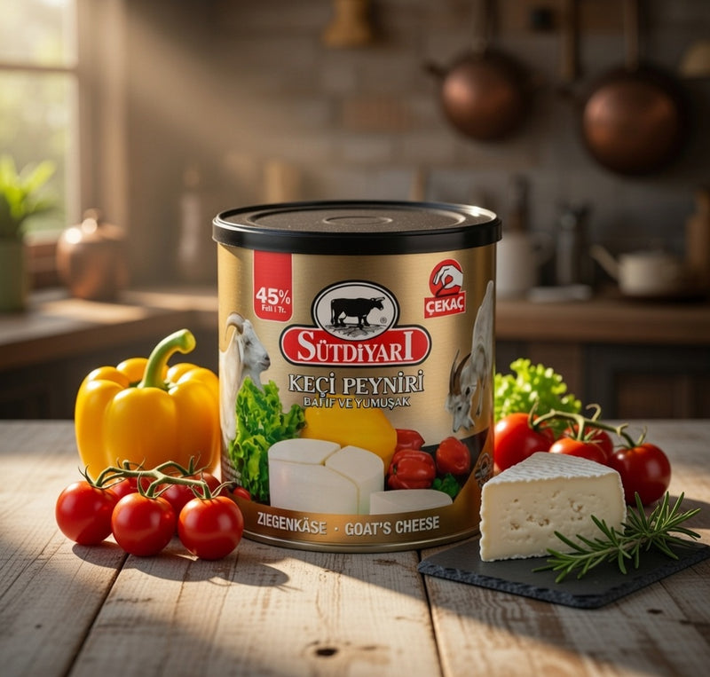 Sutdiyar Keci Peyniri Hafif ve Yumusak Goat's Cheese 400 g (45% Fat)