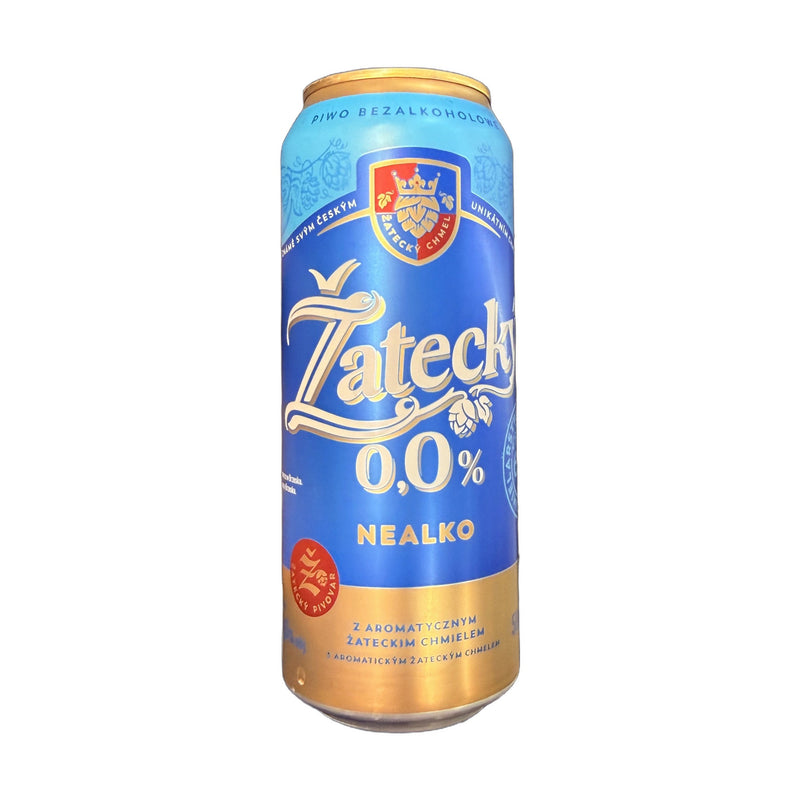 Zatecky 0.0% Non Alcoholic Beer 500 ml | Hamilton Euromarket