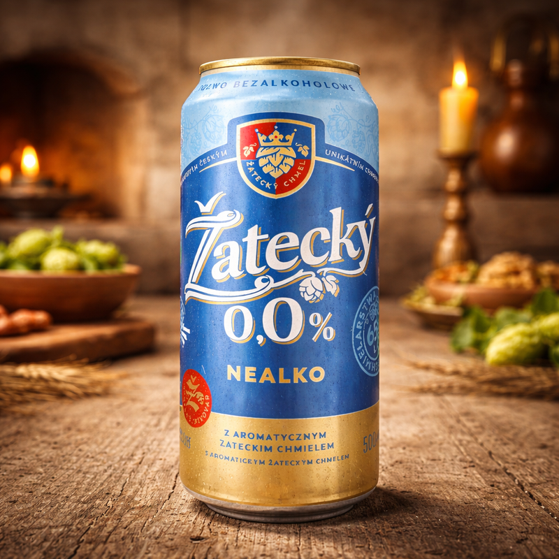 Zatecky 0.0% Non Alcoholic Beer 500 ml