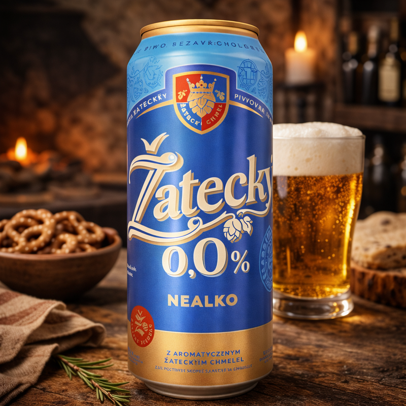 Žatecký 0.0% Non-Alcoholic Lager Beer 500 mL