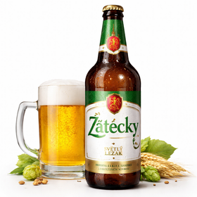Grupa Żywiec Zatecky Svetly Lezak Beer 500ml (16.9fl oz)