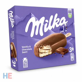 Milka Vanilla & Chocolate Swirl Bar 270g (9.5oz)