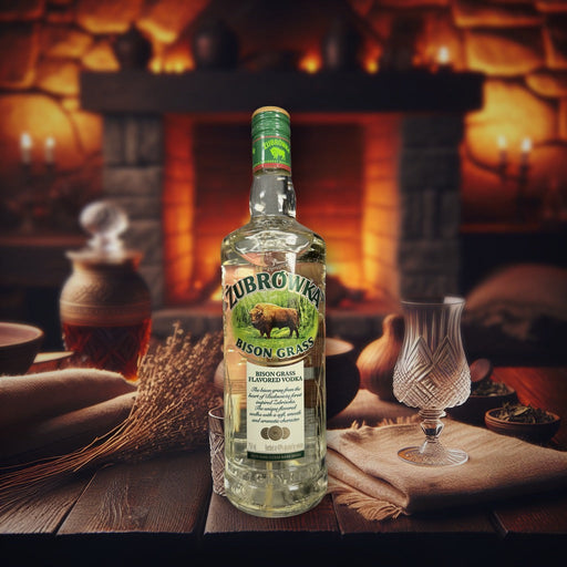 Żubrówka Bison Grass Flavored Vodka 750ml — authentic alcohol from Poland | Hamilton Euromarket