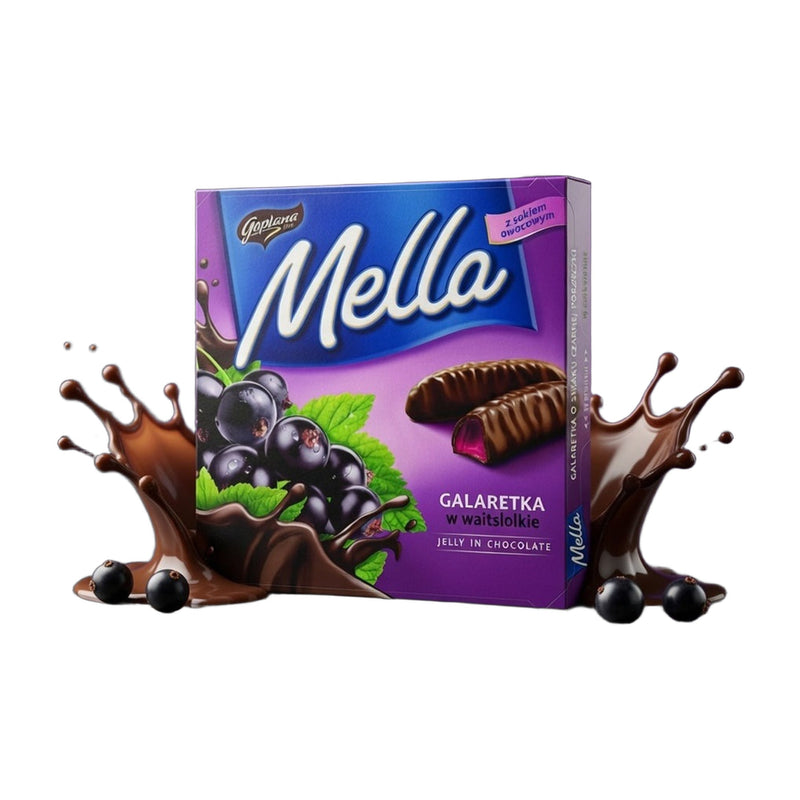 Goplana Mella Blackcurrant Jelly in Chocolate 190 g | Hamilton Euromarket
