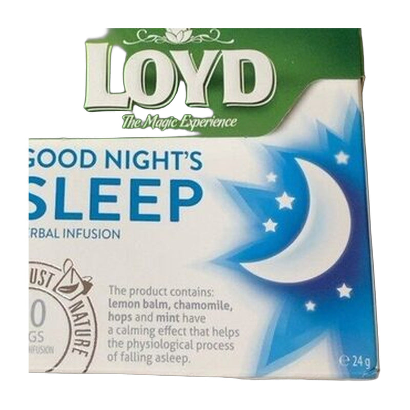 Loyd Good Night's Sleep Herbal Infusion Tea 24 g | Hamilton Euromarket