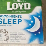 Loyd Good Night's Sleep Herbal Infusion Tea 24 g — authentic beverage from Poland | Hamilton Euromarket