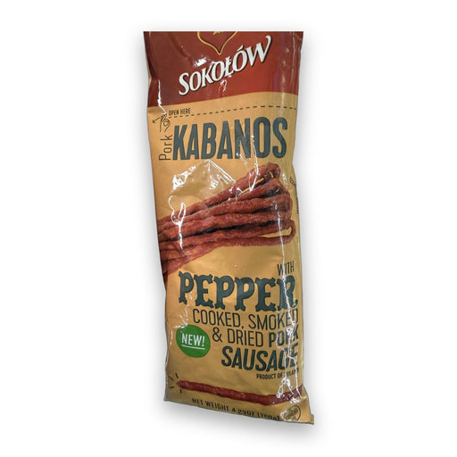 Sokolow French Inspired Pork Kabanos Smoked Dried Sausage