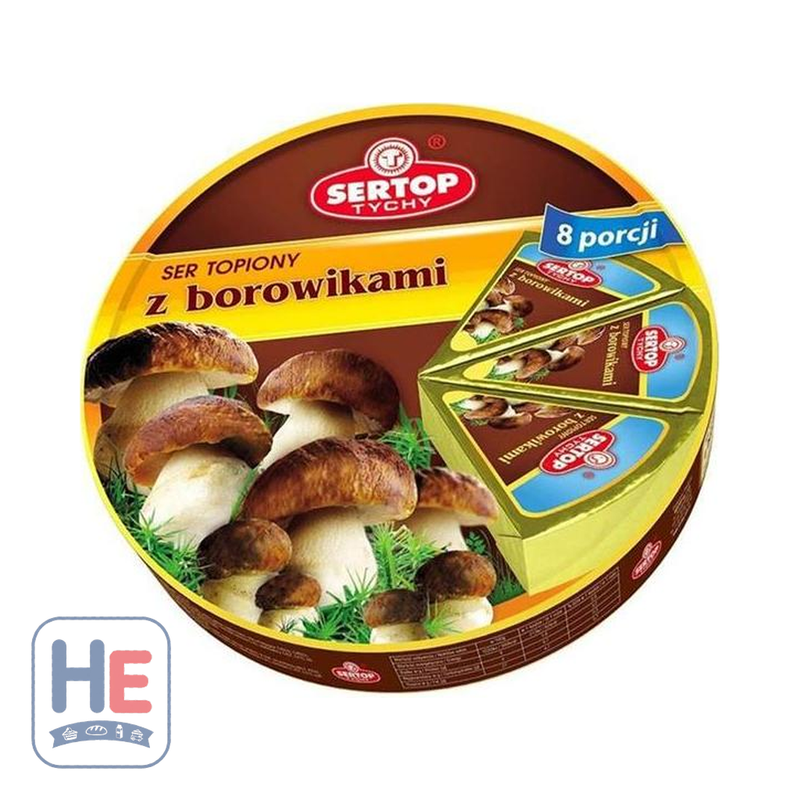 Sertop Processed Cheese with Porcini Mushrooms 8x17.5g 140g (4.9oz) | HE hero 5900746011283