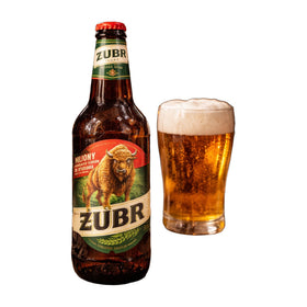 Zubr Lager Beer, Polish 500ml (16.9fl oz)