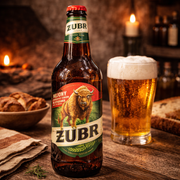 Zubr Lager Beer 500 mL — authentic alcohol from Poland | Hamilton Euromarket