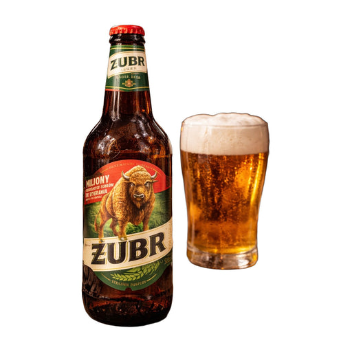 Zubr Lager Beer 500 mL | Hamilton Euromarket
