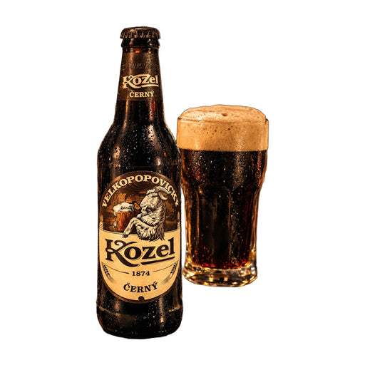 Kozel Cerny Dark Lager Beer Bottle 500 mL | Hamilton Euromarket