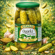 Vitarol Polish Dill Pickles 900 g — authentic pantry from Poland | Hamilton Euromarket