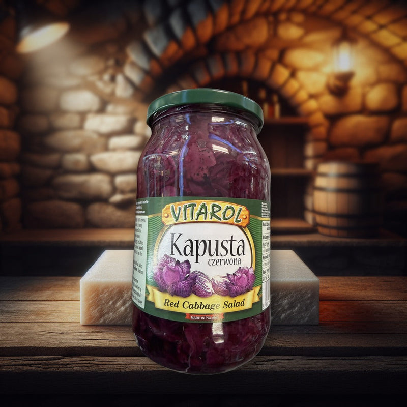 Vitarol Red Cabbage Salad 820g — authentic pantry from Poland | Hamilton Euromarket