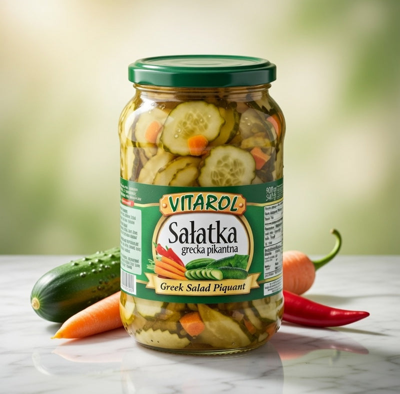 Vitarol Salatka Greek Salad Piquant 900 g