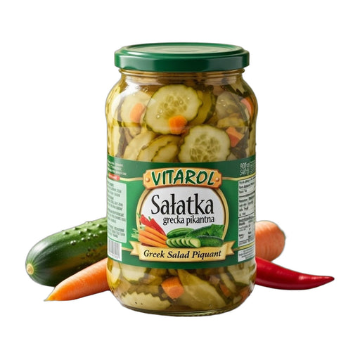 Vitarol Salatka Greek Salad Piquant 900 g | Hamilton Euromarket
