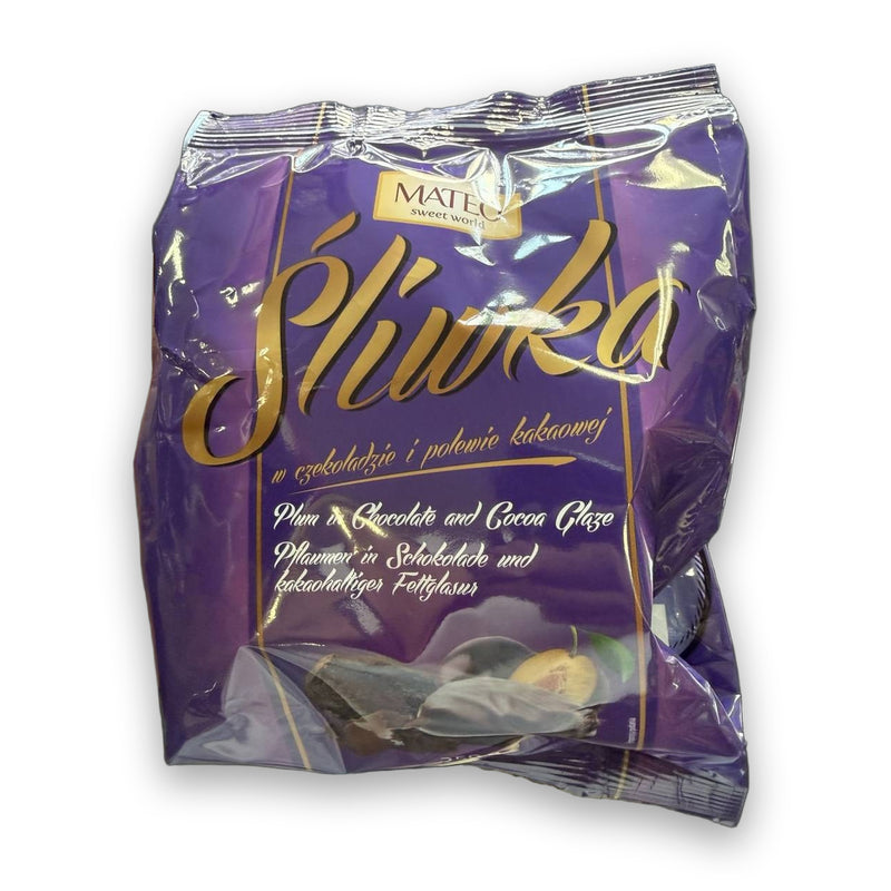 Mateo Sliwka Plum in Chocolate & Cocoa Glaze