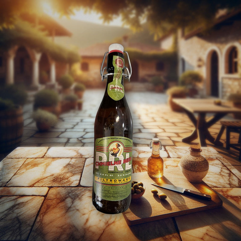 Chmielne Beer Staropolski Brewery Prl Chmielne Beer 500ml — authentic alcohol from Poland | Hamilton Euromarket