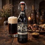 PRL Piwo Ciemne Euro Dark Lager Beer 500 ml 5.0% ABV — authentic alcohol from Poland | Hamilton Euromarket