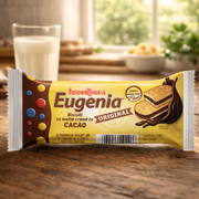 Dobrogea Eugenia Original Cocoa Cream Sandwich Biscuit 36 g — authentic snack from Romania | Hamilton Euromarket
