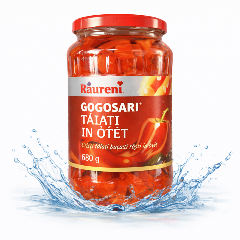 Raureni Gogosari Taiati in Otet 680 g